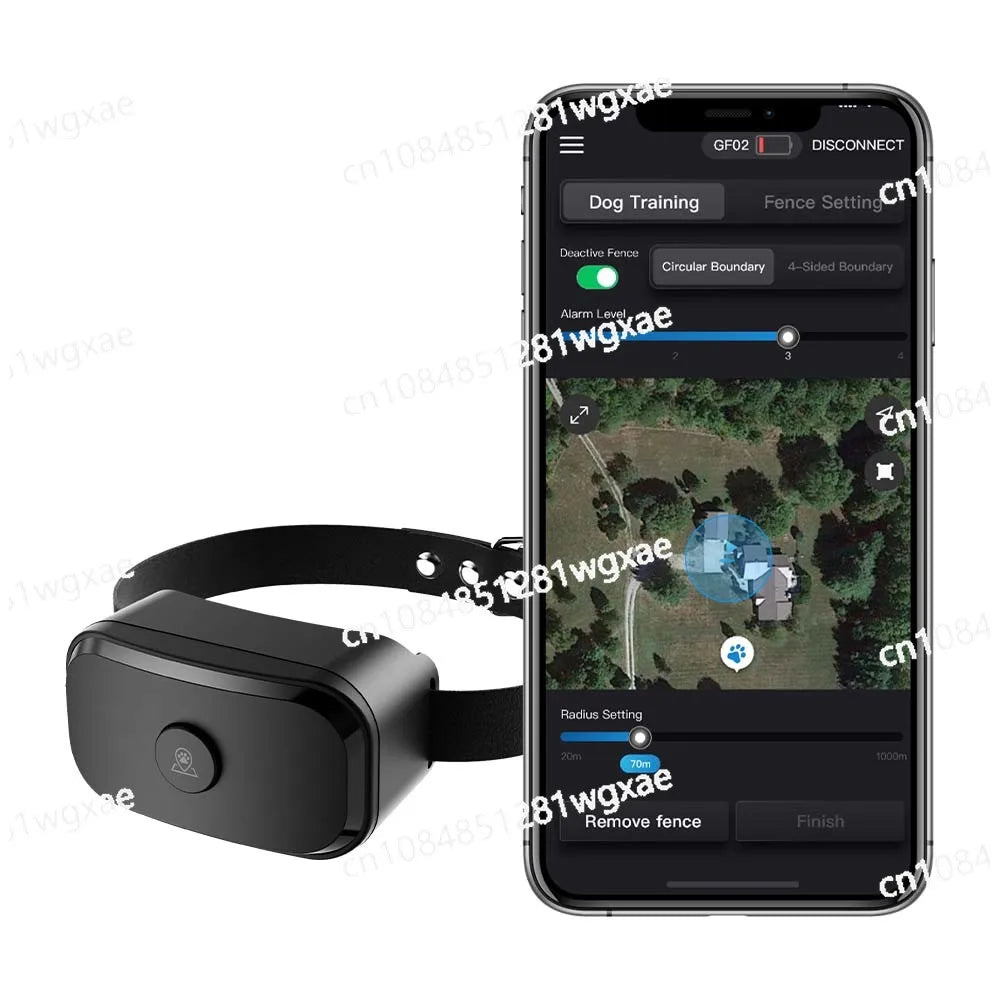 2024 New  2in1 Smart Gps Dog Fence System with Customized Zone Wireless Dog Fence Gps Pet Containment System