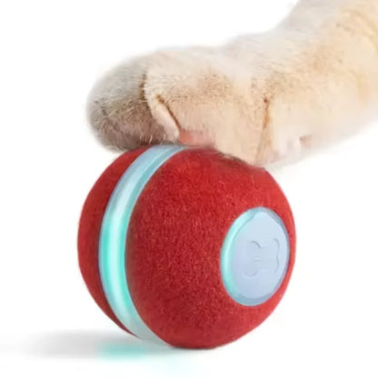 LMZOE Automatic Pet cat touch sensing rolling ball For cats chase play light Smart balls